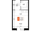 Студия, 26&nbsp;м²