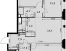 4-к. квартира, 91&nbsp;м²