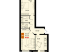 2-к. квартира, 56&nbsp;м²