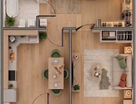1-к. квартира, 38,4 м²