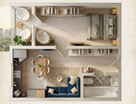 1-к. квартира, 31 м²
