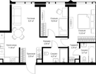 2-к. квартира, 61 м²