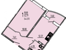 1-к. квартира, 44,6&nbsp;м²