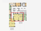 1-к. квартира, 42,1 м²