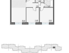 2-к. квартира, 60&nbsp;м²