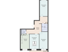 3-к. квартира, 91&nbsp;м²