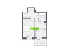 1-к. квартира, 39&nbsp;м²
