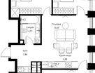 3-к. квартира, 78&nbsp;м²