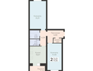 2-к. квартира, 74&nbsp;м²