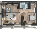 2-к. квартира, 53&nbsp;м²