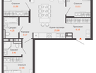 4-к. квартира, 84&nbsp;м²