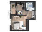 1-к. квартира, 34&nbsp;м²