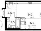 Студия, 24&nbsp;м²
