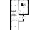 3-к. квартира, 67&nbsp;м²