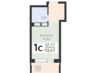 1-к. квартира, 19&nbsp;м²