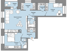 3-к. квартира, 75&nbsp;м²