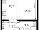 Студия, 29&nbsp;м²