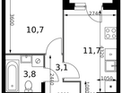 1-к. квартира, 30&nbsp;м²