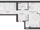 2-к. квартира, 50&nbsp;м²