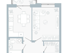 1-к. квартира, 39&nbsp;м²