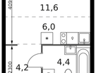 Студия, 26&nbsp;м²