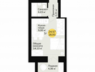 1-к. квартира, 28,6&nbsp;м²
