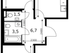 2-к. квартира, 59 м²
