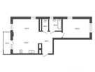 2-к. квартира, 50,9&nbsp;м²