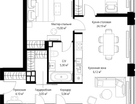 2-к. квартира, 87 м²
