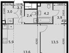 2-к. квартира, 49&nbsp;м²