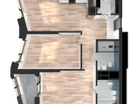 Студия, 67 м²