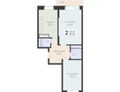 2-к. квартира, 66&nbsp;м²