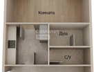 1-к. квартира, 15,7&nbsp;м²