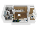 Студия, 25 м²