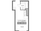 Студия, 20&nbsp;м²