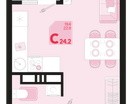 Студия, 24&nbsp;м²