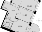 3-к. квартира, 67 м²