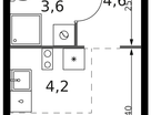 Студия, 22 м²