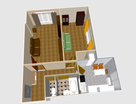 2-к. квартира, 54&nbsp;м²