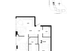 2-к. квартира, 63 м²