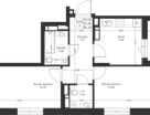 2-к. квартира, 55&nbsp;м²