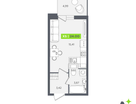 Студия, 24 м²