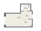 Студия, 28&nbsp;м²