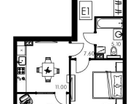 1-к. квартира, 38,7&nbsp;м²