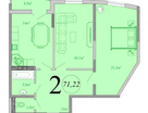2-к. квартира, 70,2&nbsp;м²