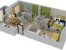 3-к. квартира, 61&nbsp;м²