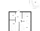 1-к. квартира, 40&nbsp;м²