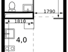 Студия, 25 м²