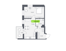 Студия, 45&nbsp;м²
