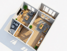 1-к. квартира, 33,4 м²